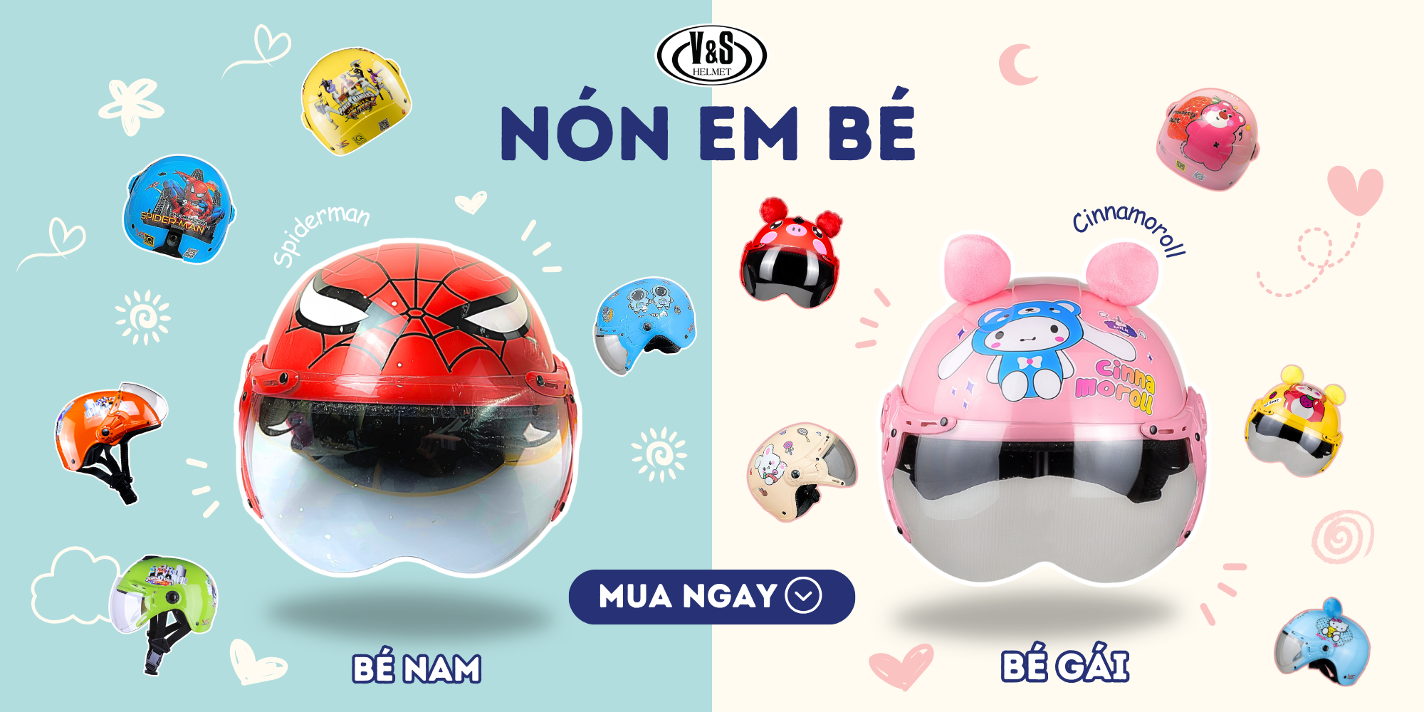 Tổng hợp những lưu ý khi chọn mũ bảo hiểm trẻ em